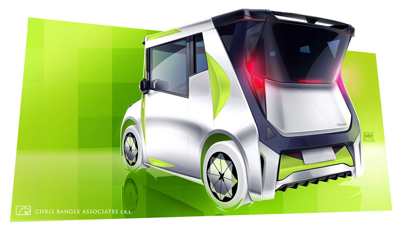 REDS Concept Car，conceptual design，Automobile design，