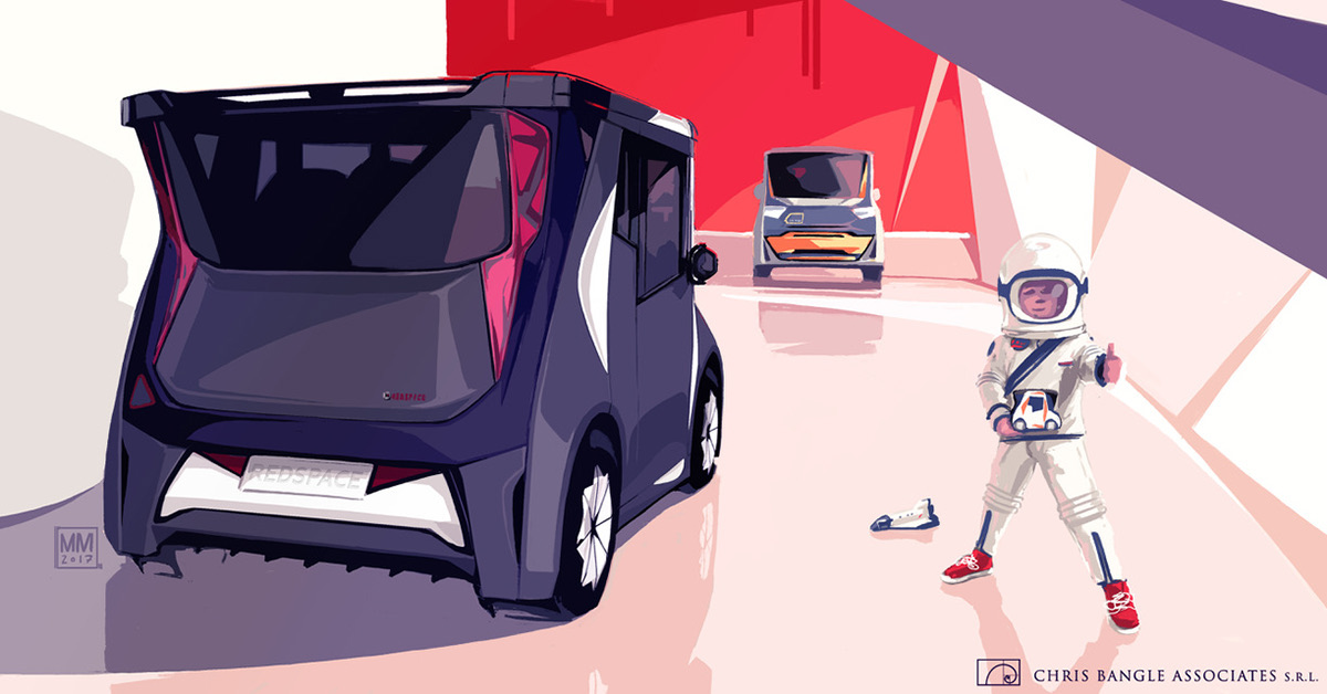 REDS Concept Car，conceptual design，Automobile design，