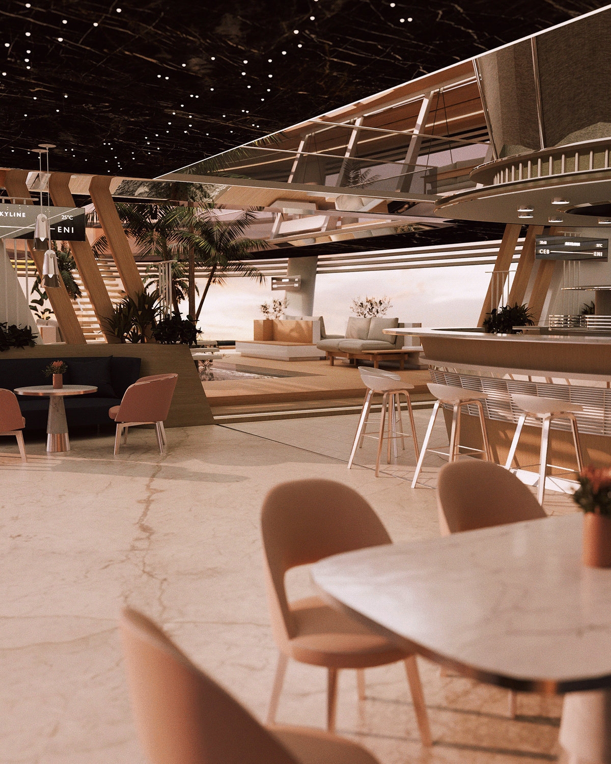 Skyline，conceptual design，airship，