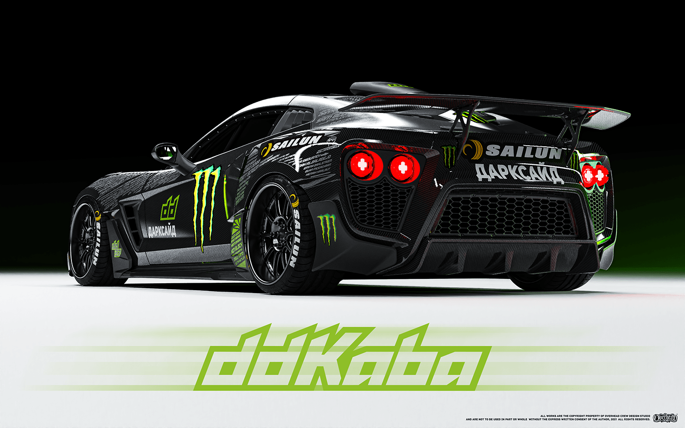 Sports car，cgi，Cool，black，