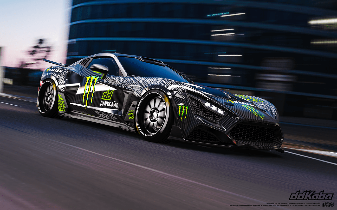 Sports car，cgi，Cool，black，