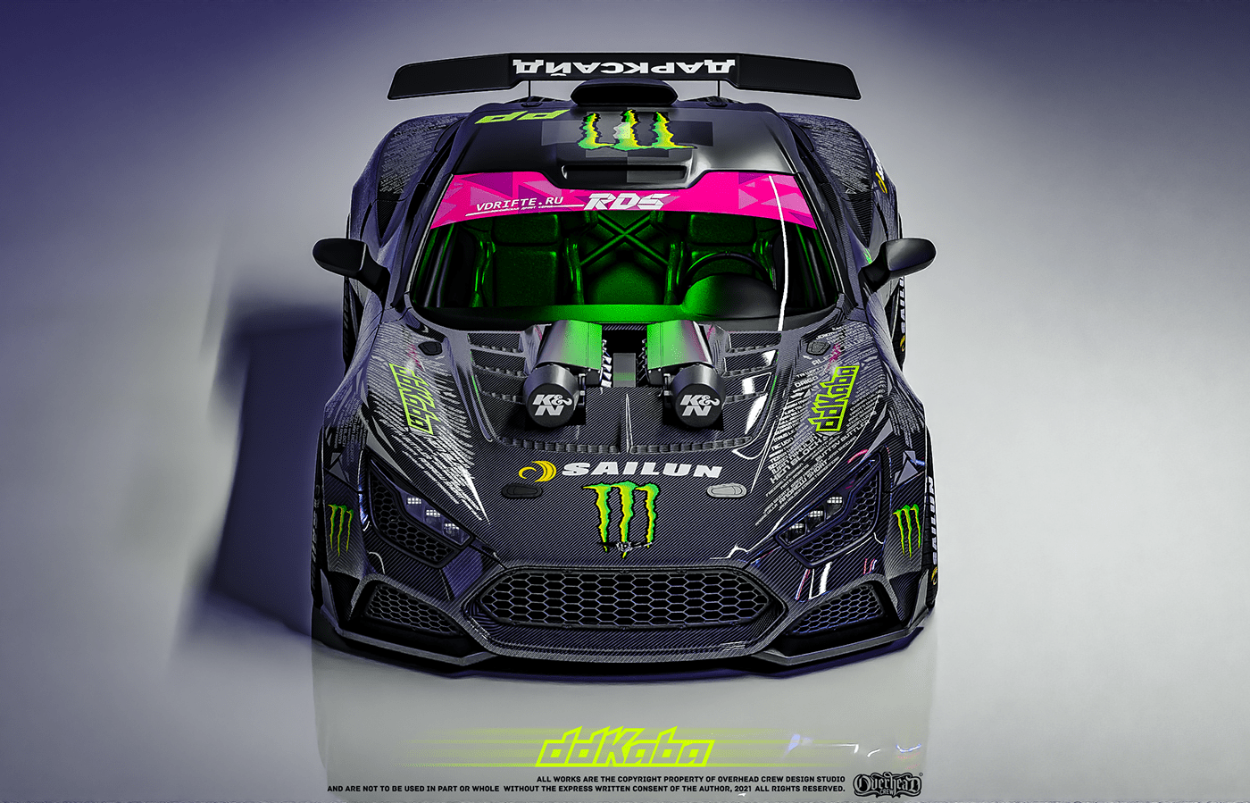 Sports car，cgi，Cool，black，