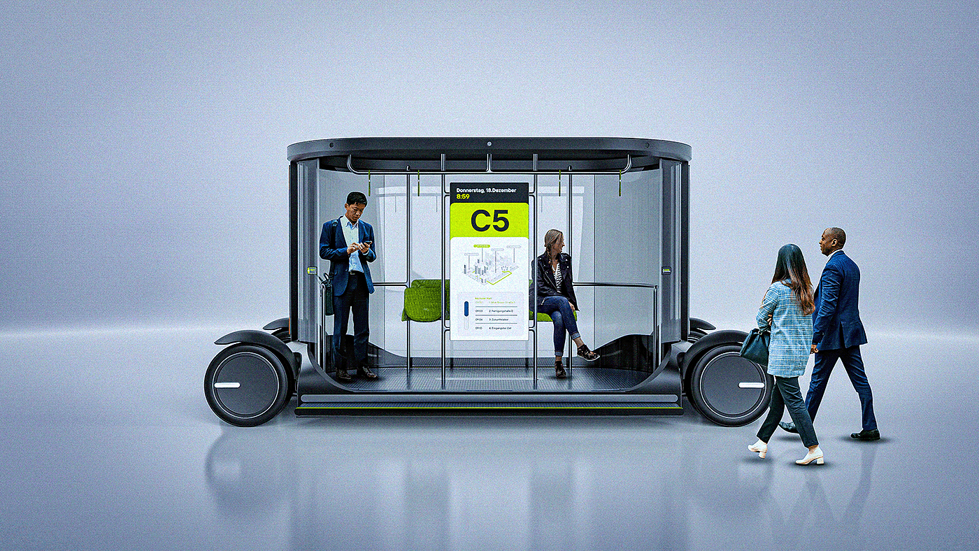 Campus Shuttle，Shuttle bus design，conceptual design，