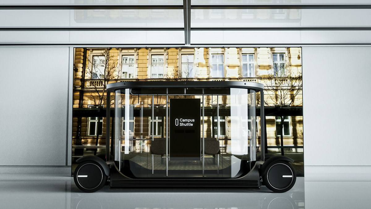 Campus Shuttle，Shuttle bus design，conceptual design，