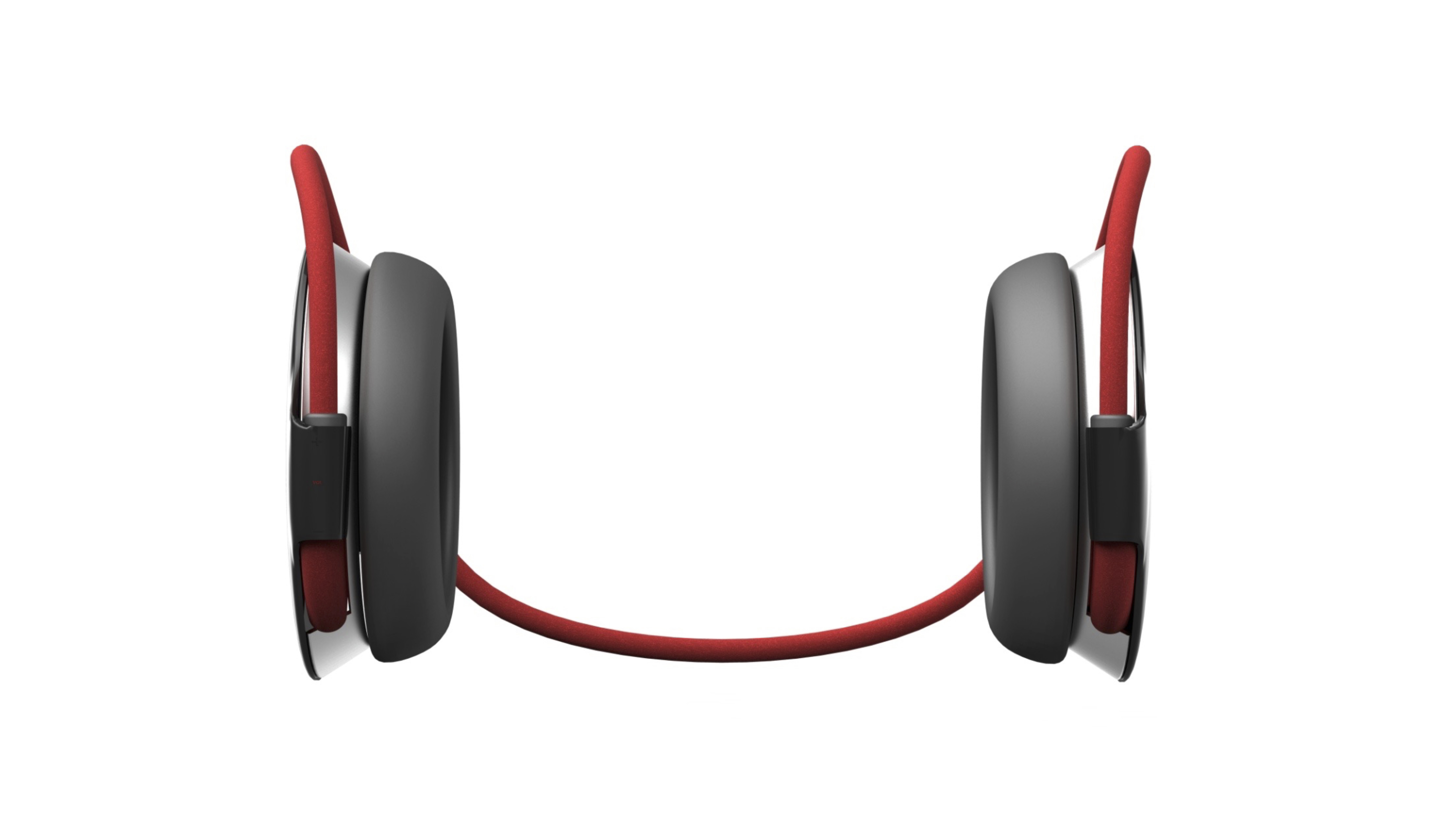 conceptual design，Bluetooth headset，outdoors，motion，