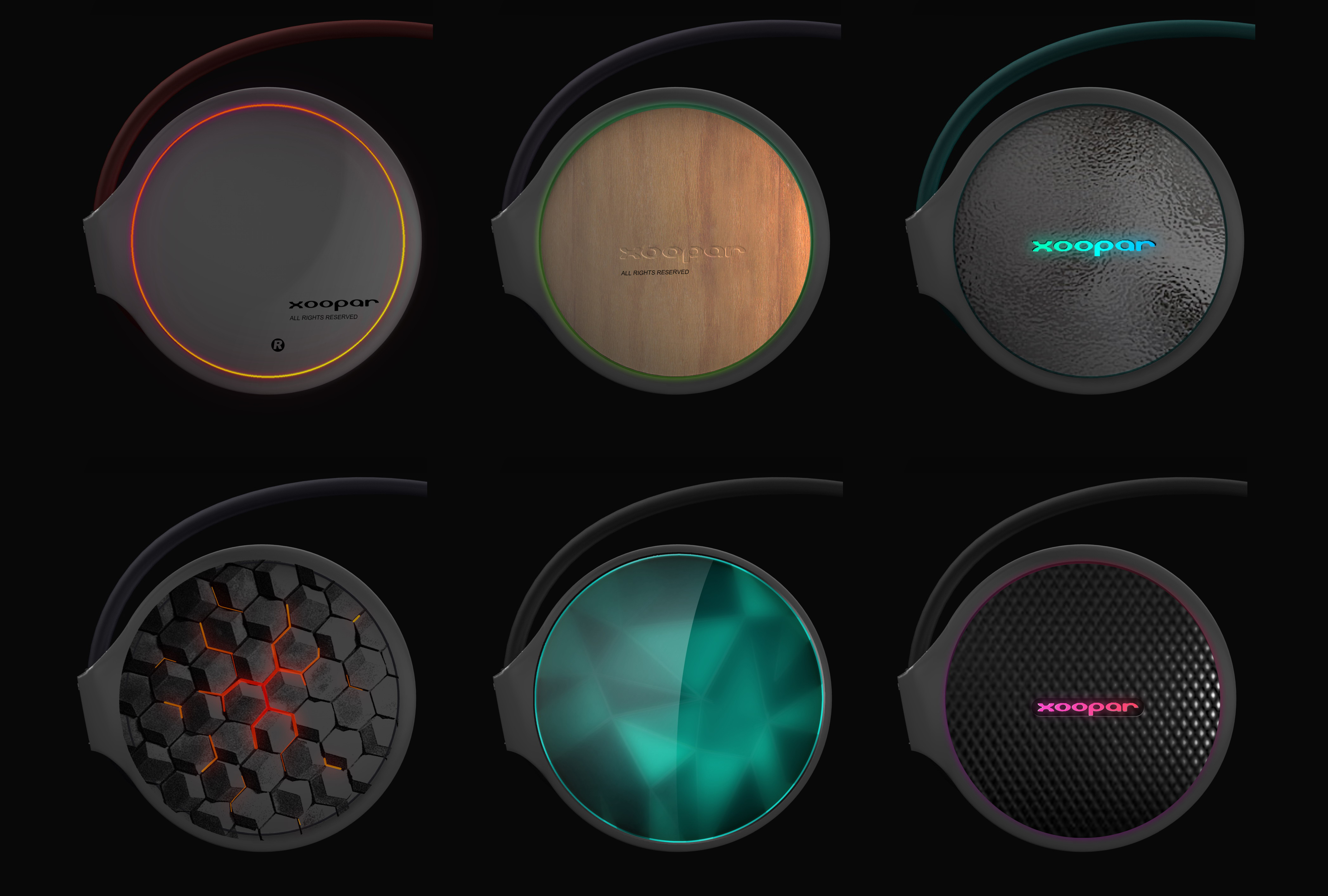 conceptual design，Bluetooth headset，outdoors，motion，