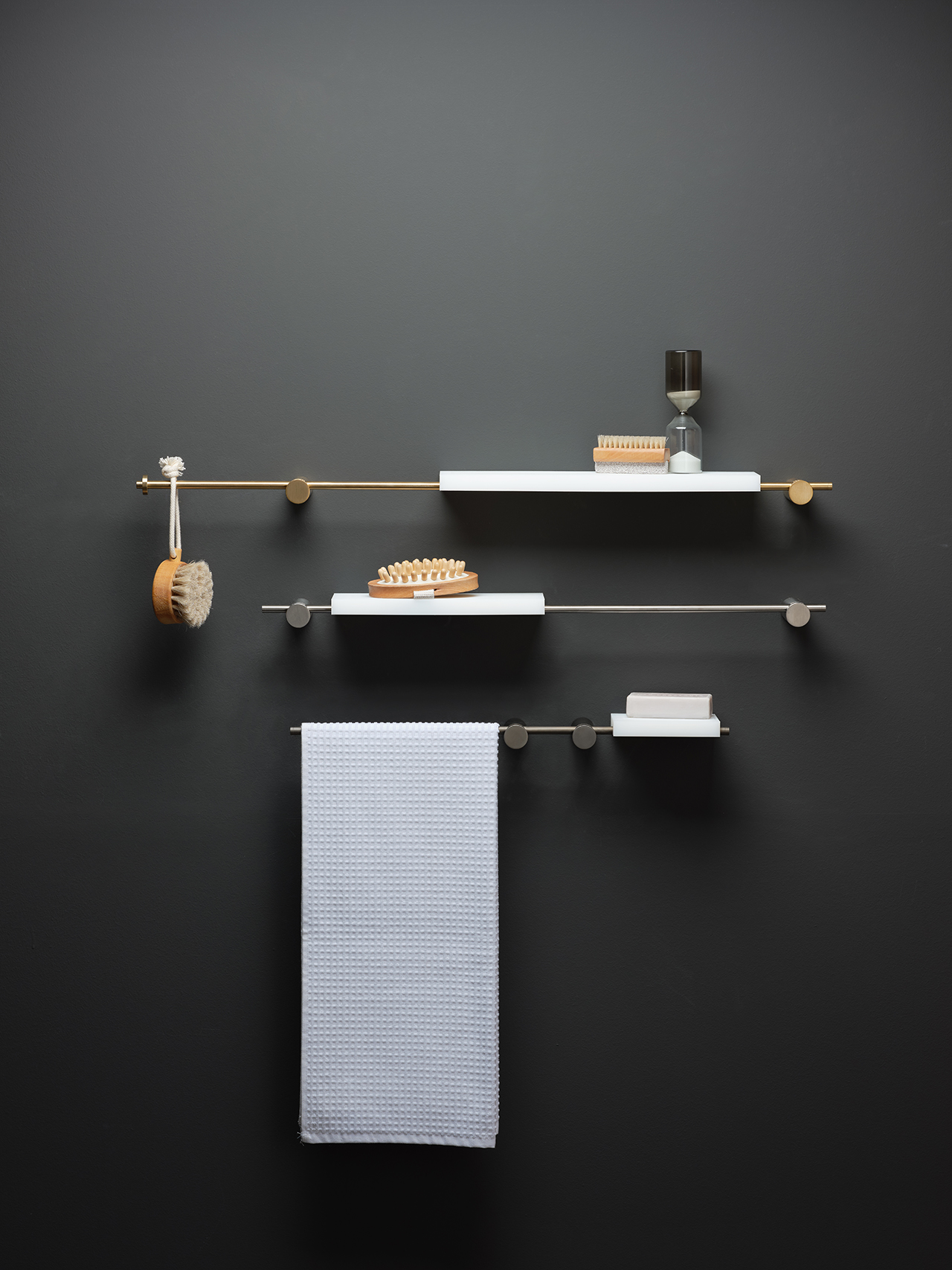 Bathroom accessories，modularization，Towel rack，practical，