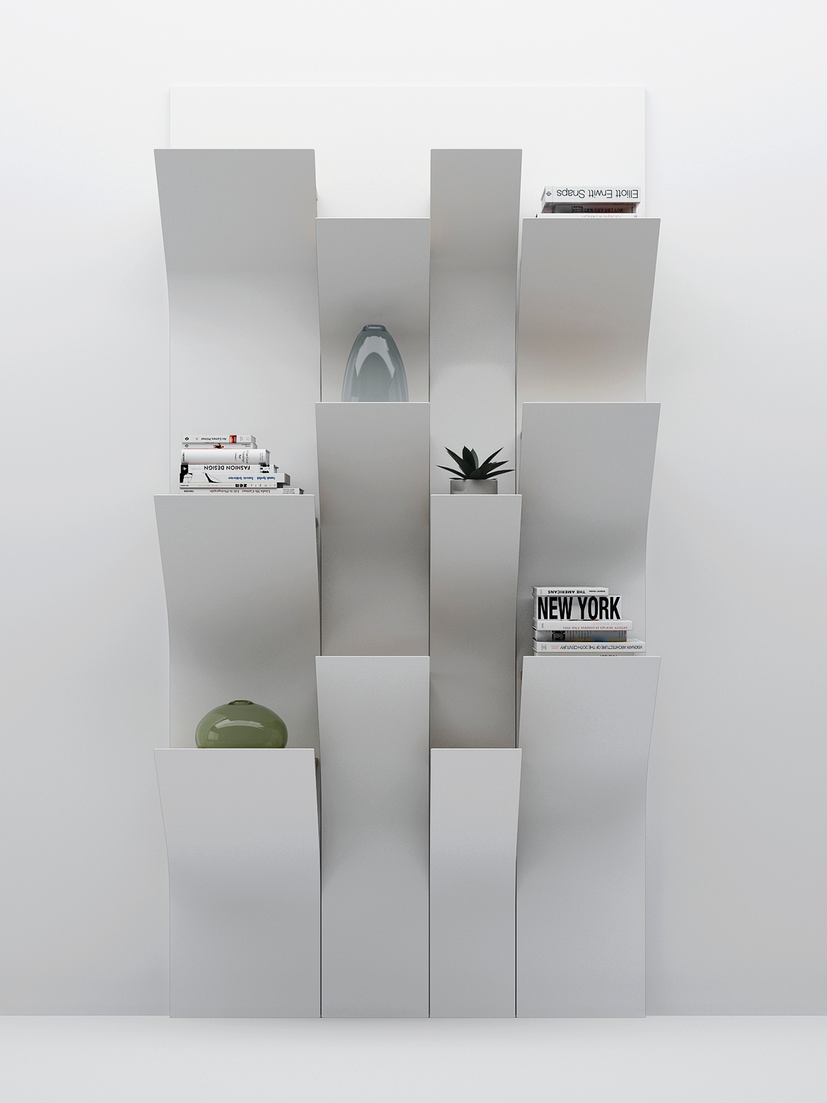 Squama，bookshelf，white，