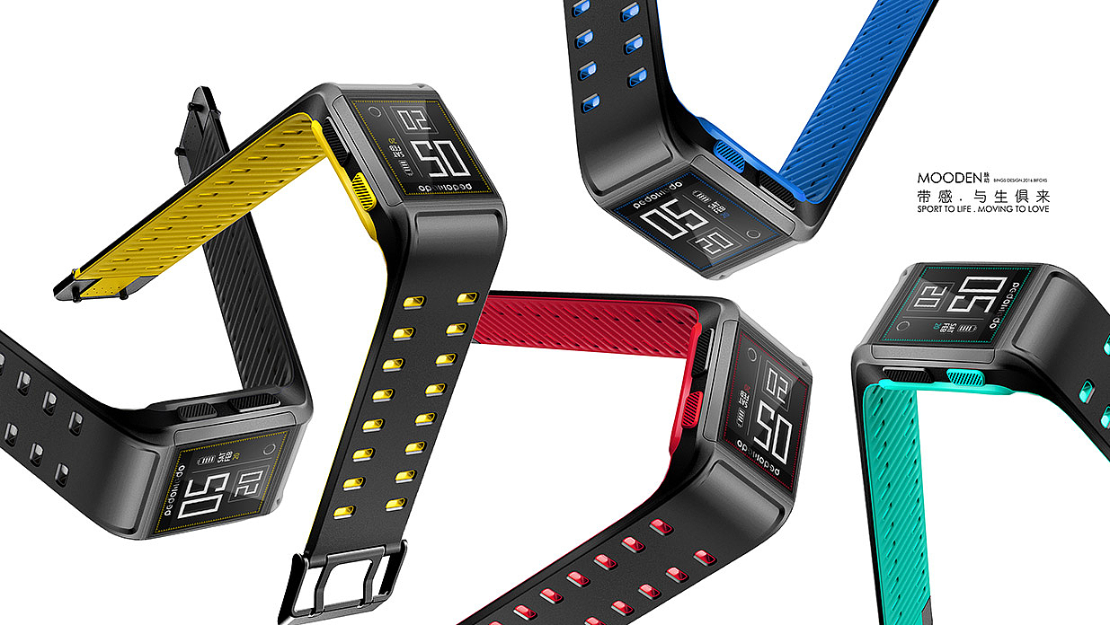 Design of intelligent sports watch，Watch design，electronic product，Intelligent products，