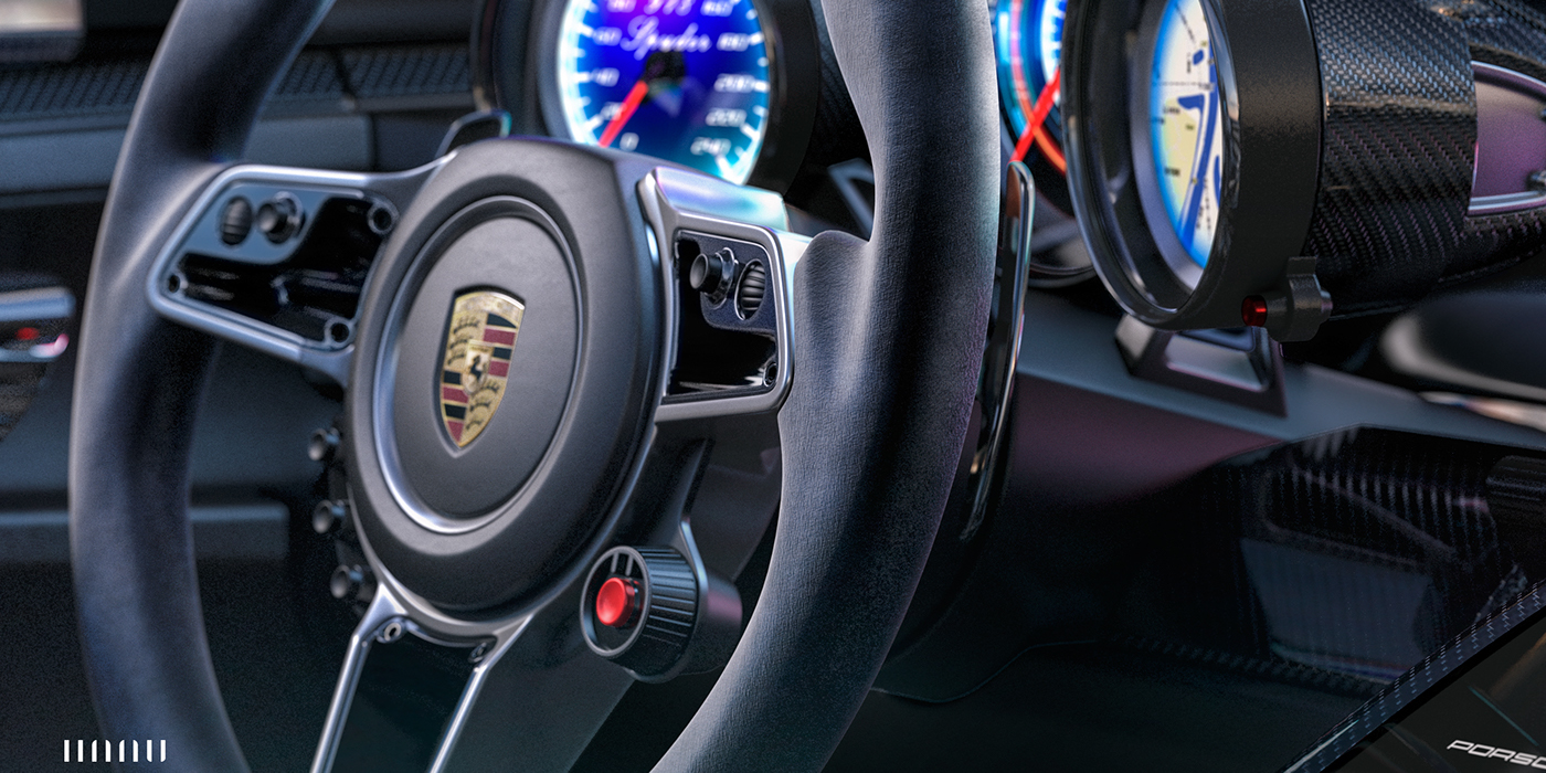 Porsche，nine hundred and eighteen，porsche，automobile，gules，