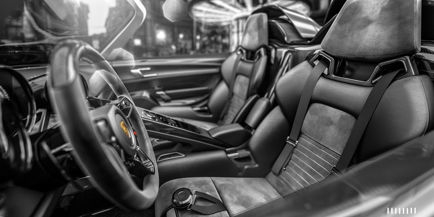 Porsche，nine hundred and eighteen，porsche，automobile，gules，