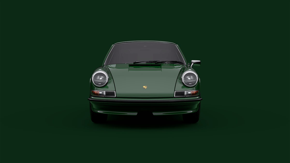 automobile，Porsche，cgi，
