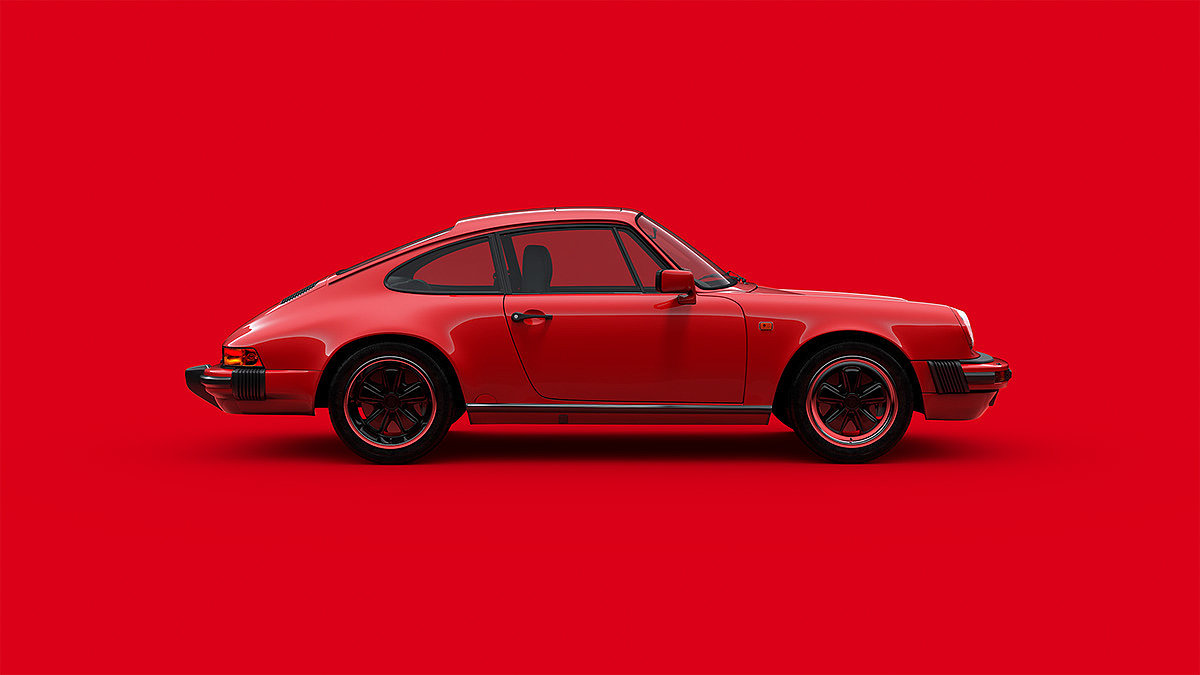 automobile，Porsche，cgi，