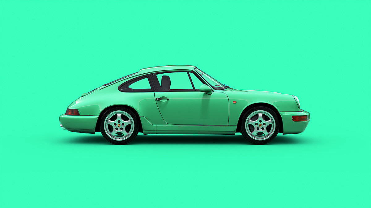 automobile，Porsche，cgi，