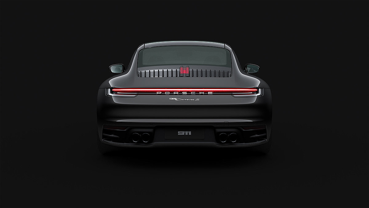 automobile，Porsche，cgi，