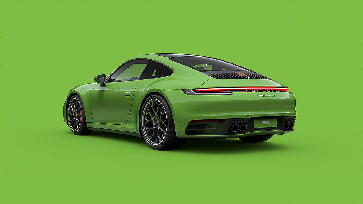 automobile，Porsche，cgi，