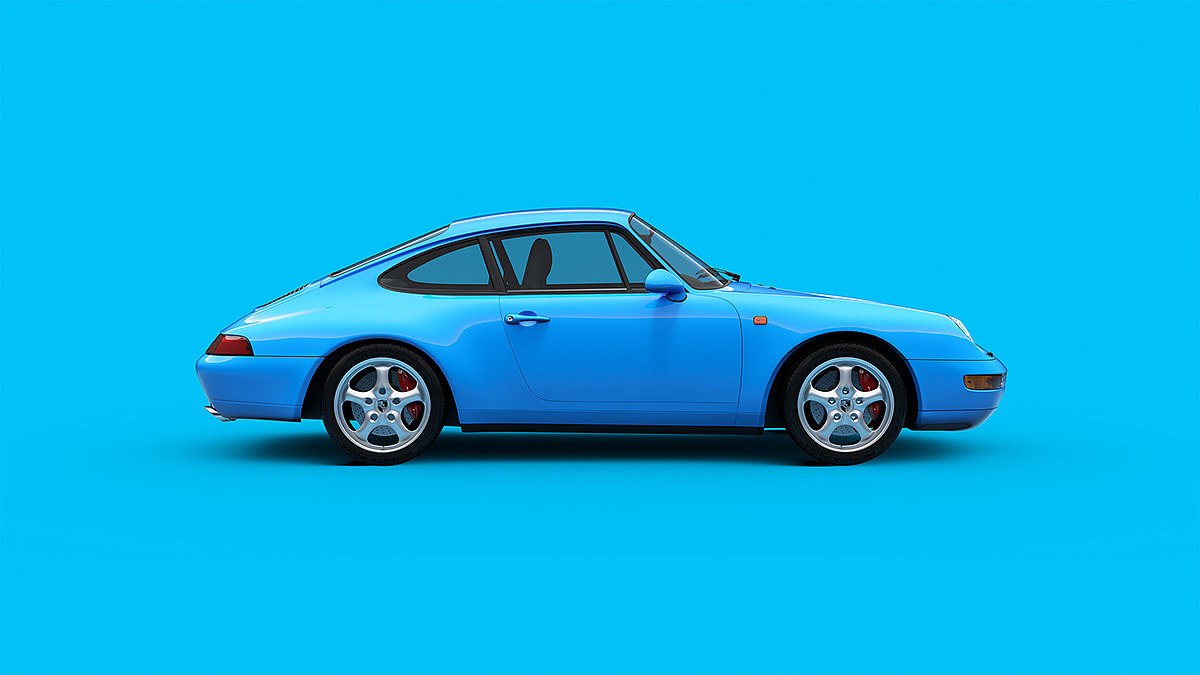 automobile，Porsche，cgi，