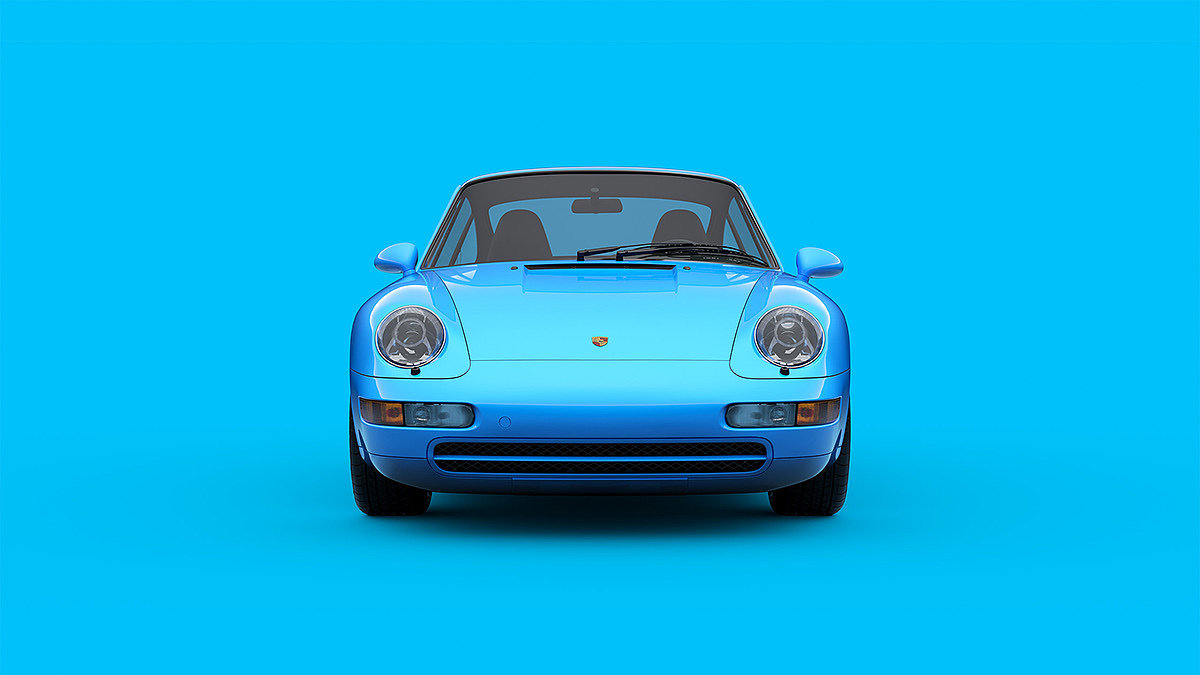 automobile，Porsche，cgi，