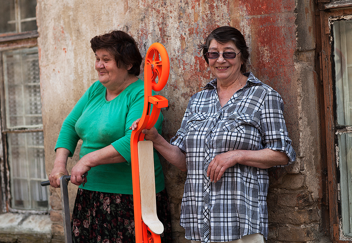 orange，Scooter，fold，originality，Portable，