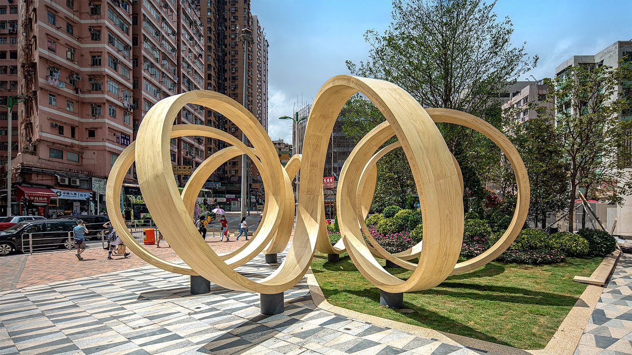 wooden ，Infinite loop，vitality，Hong Kong，