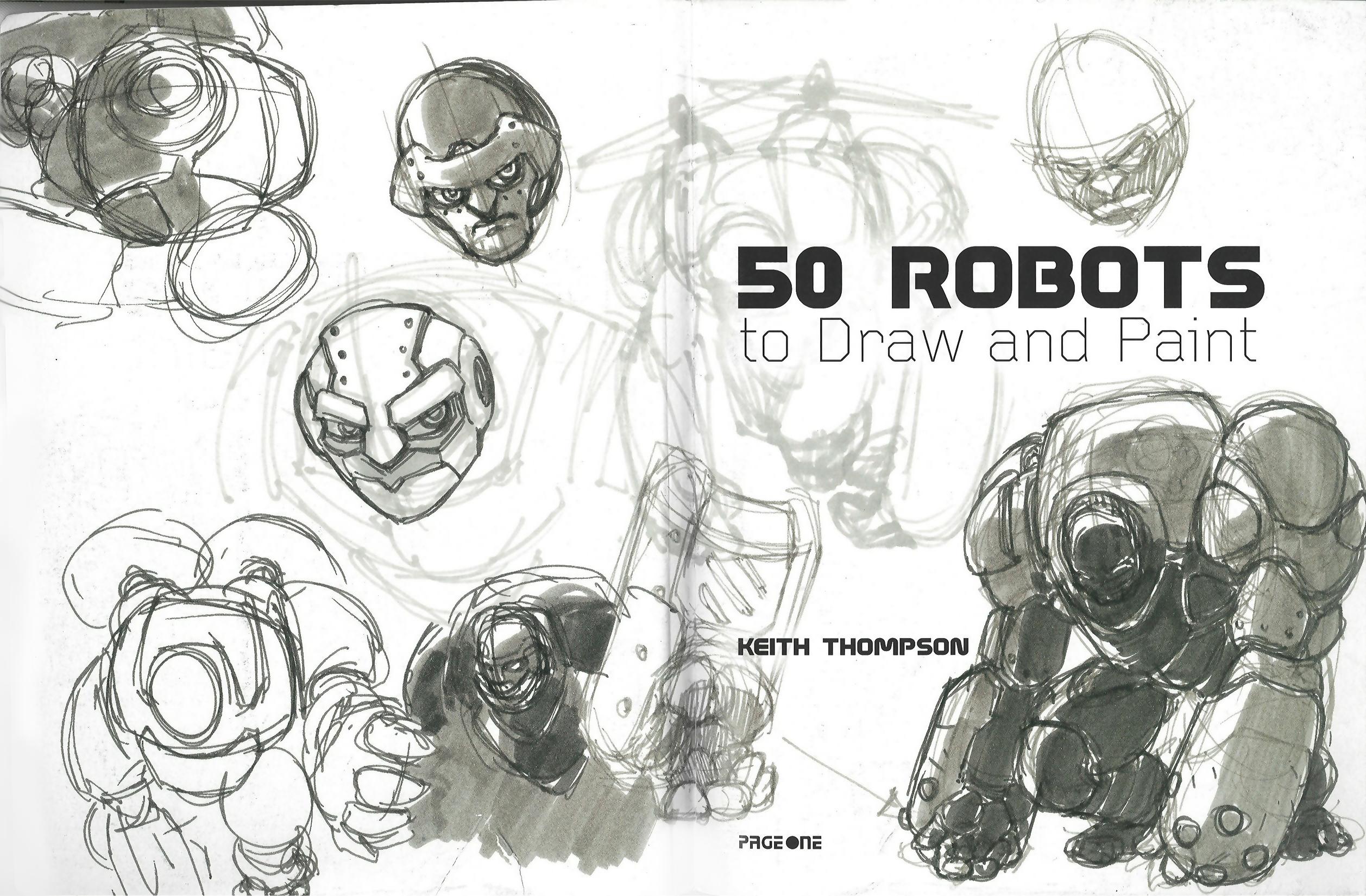 book，robot，Hand drawn，painting，e-book，share，