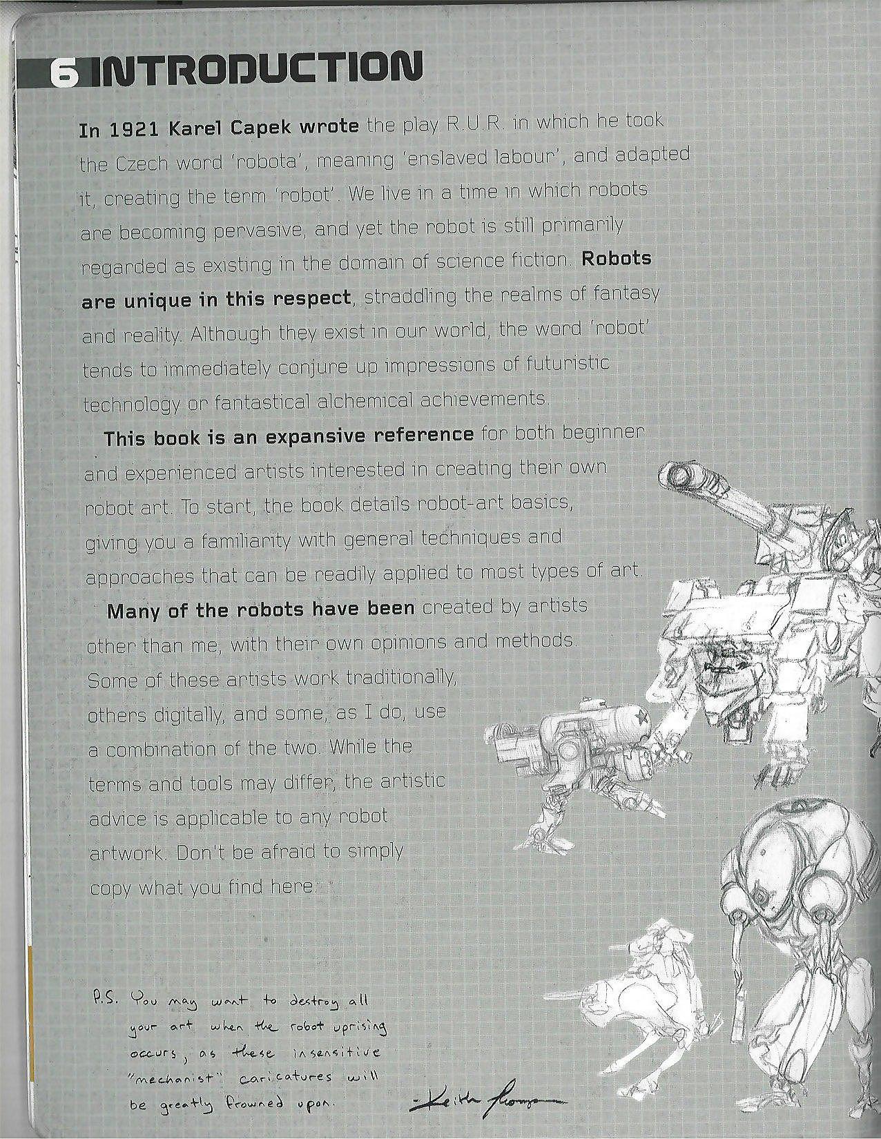 book，robot，Hand drawn，painting，e-book，share，