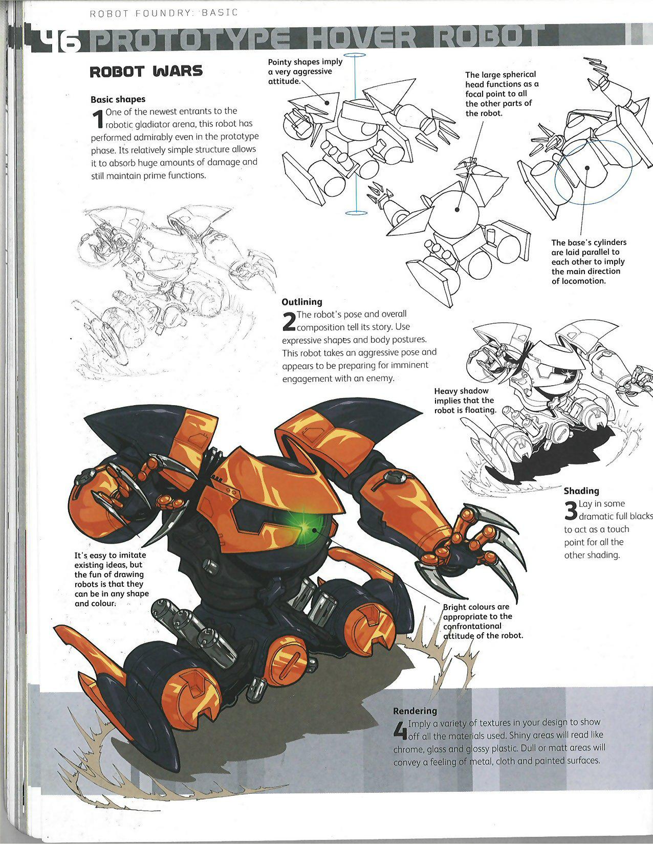 book，robot，Hand drawn，painting，e-book，share，