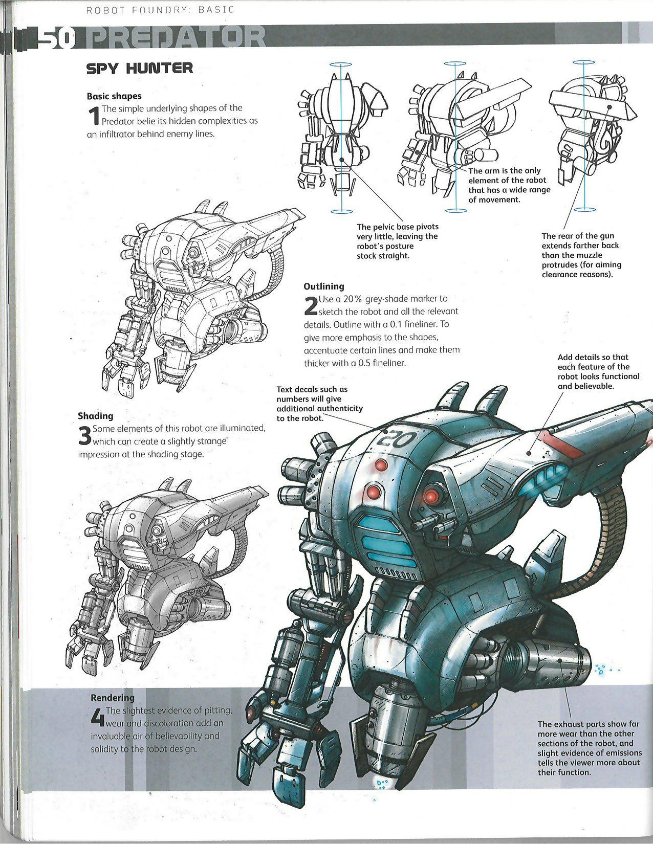 book，robot，Hand drawn，painting，e-book，share，