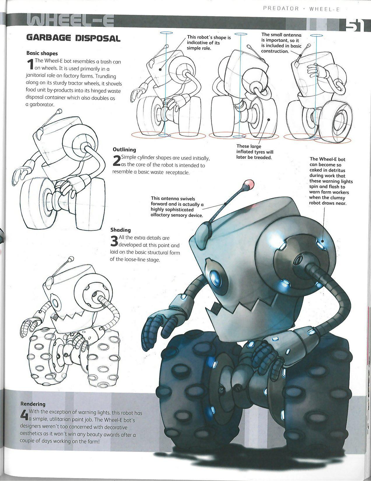 book，robot，Hand drawn，painting，e-book，share，