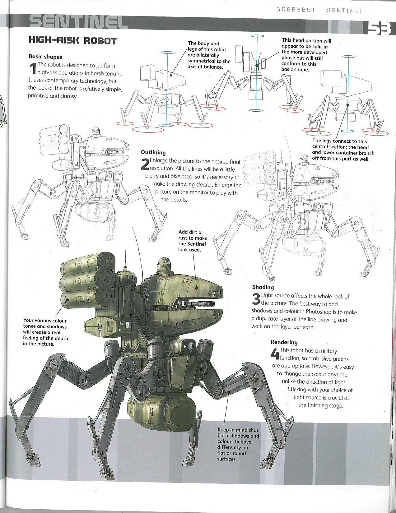 book，robot，Hand drawn，painting，e-book，share，