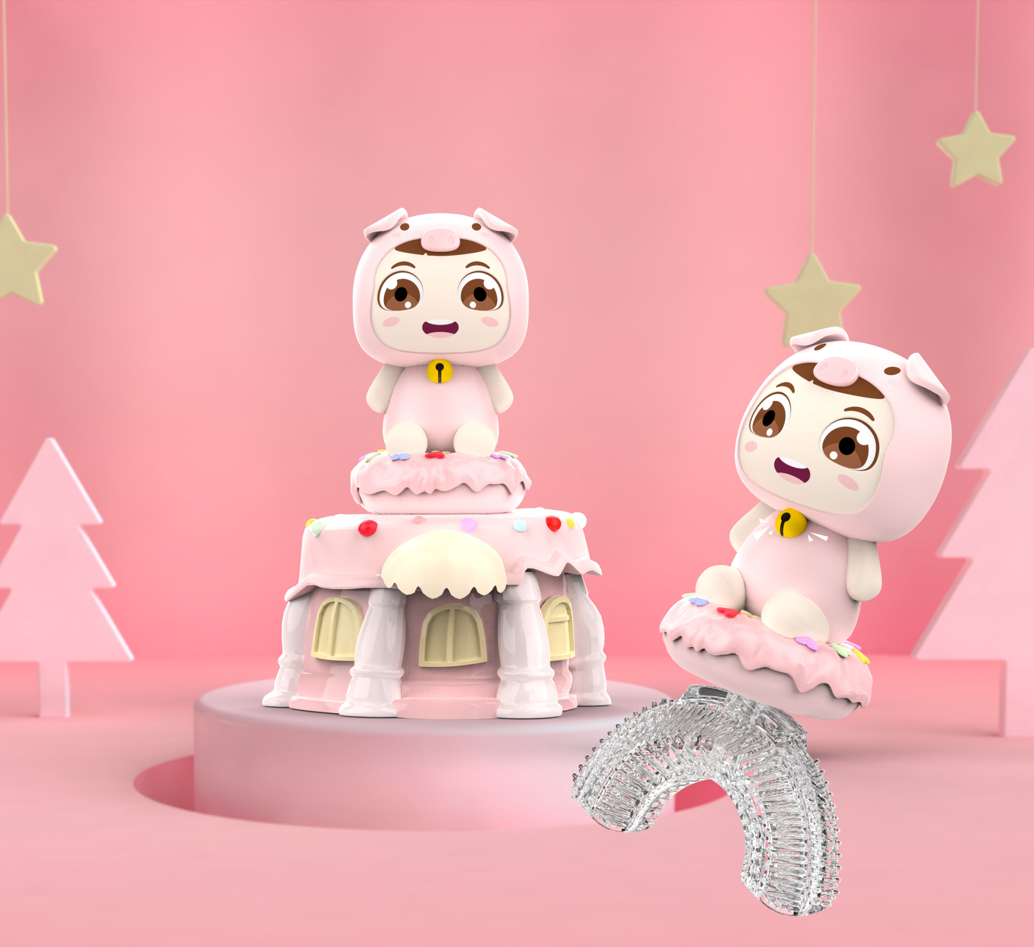 U-shaped toothbrush，toothbrush，