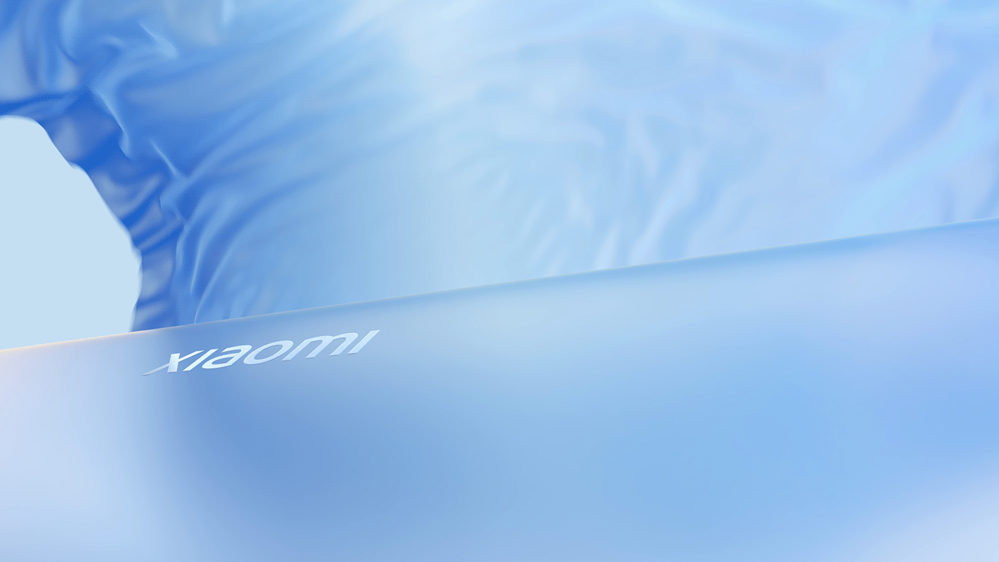 Intelligent mobile phone，millet，blue，lithe，