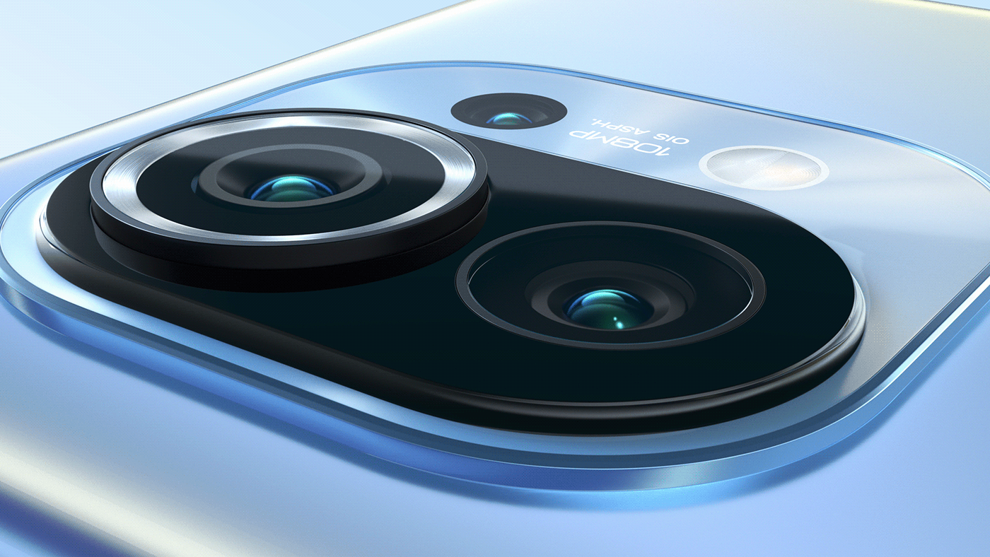 Intelligent mobile phone，millet，blue，lithe，