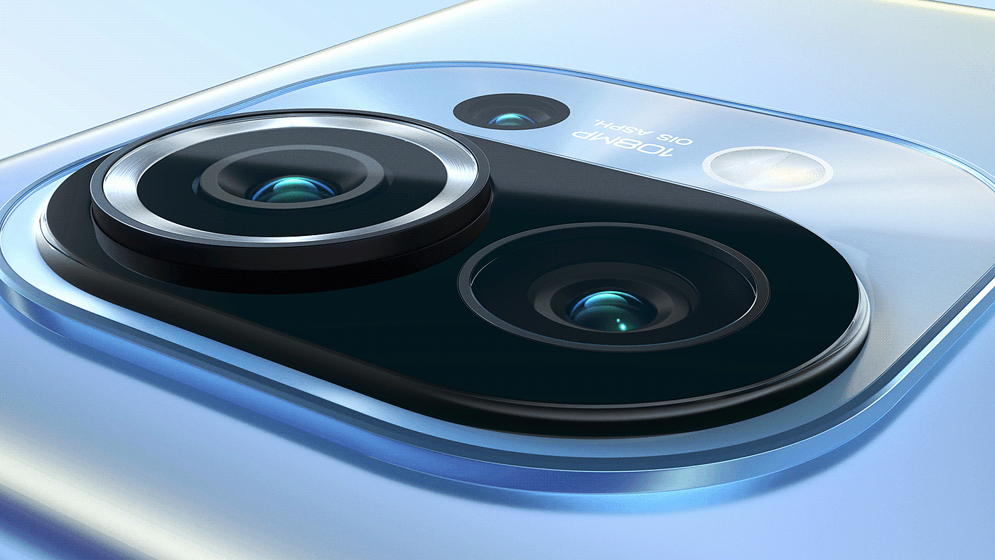 Intelligent mobile phone，millet，blue，lithe，