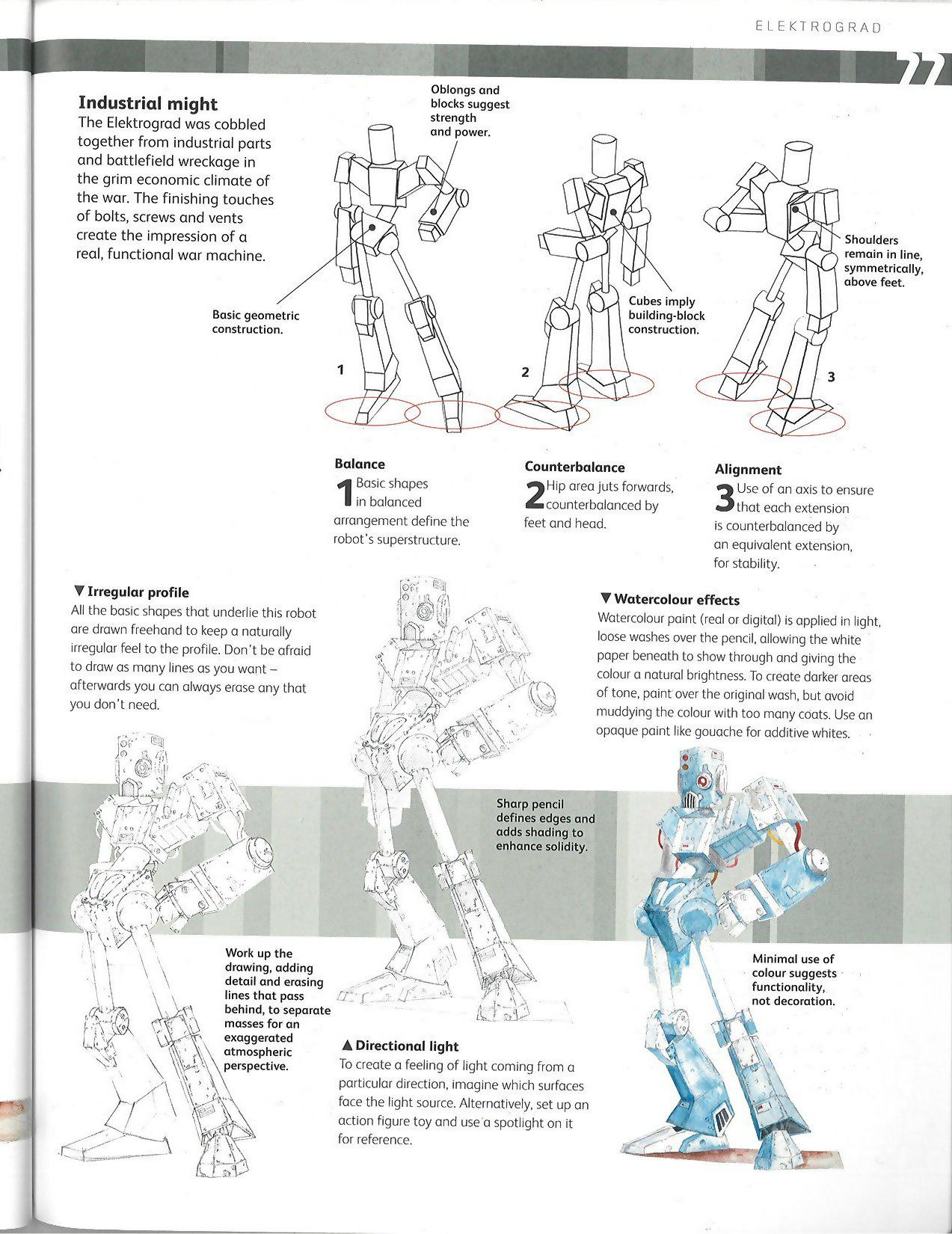 book，robot，Hand drawn，painting，e-book，share，