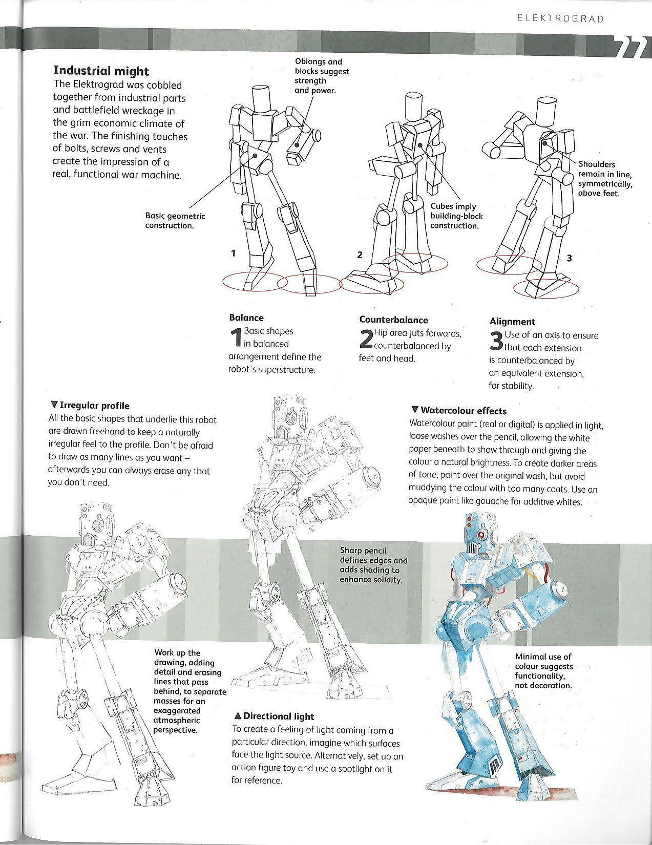 book，robot，Hand drawn，painting，e-book，share，