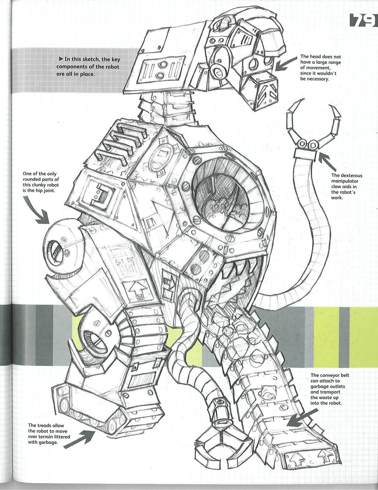 book，robot，Hand drawn，painting，e-book，share，