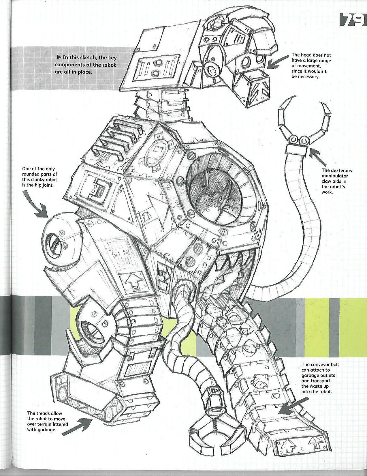 book，robot，Hand drawn，painting，e-book，share，