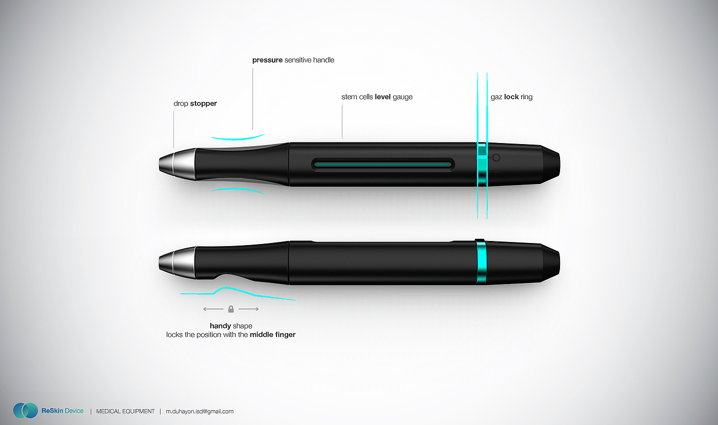 pen，Skin burn，Medical equipment，ReSkin，