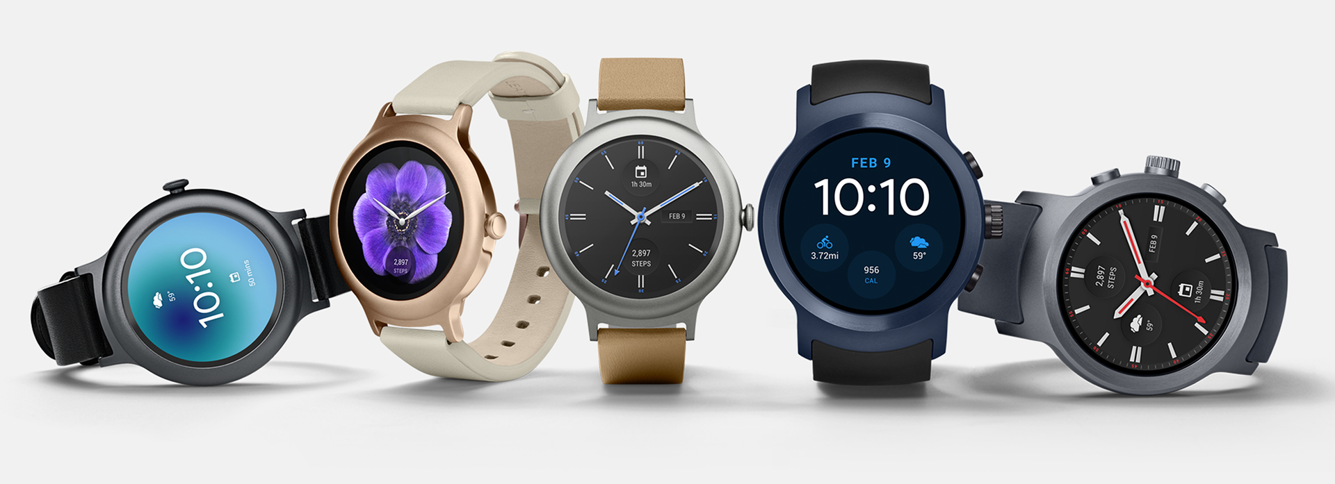 Google，Android，lg，Intelligent Watch，silver，purple，golden，