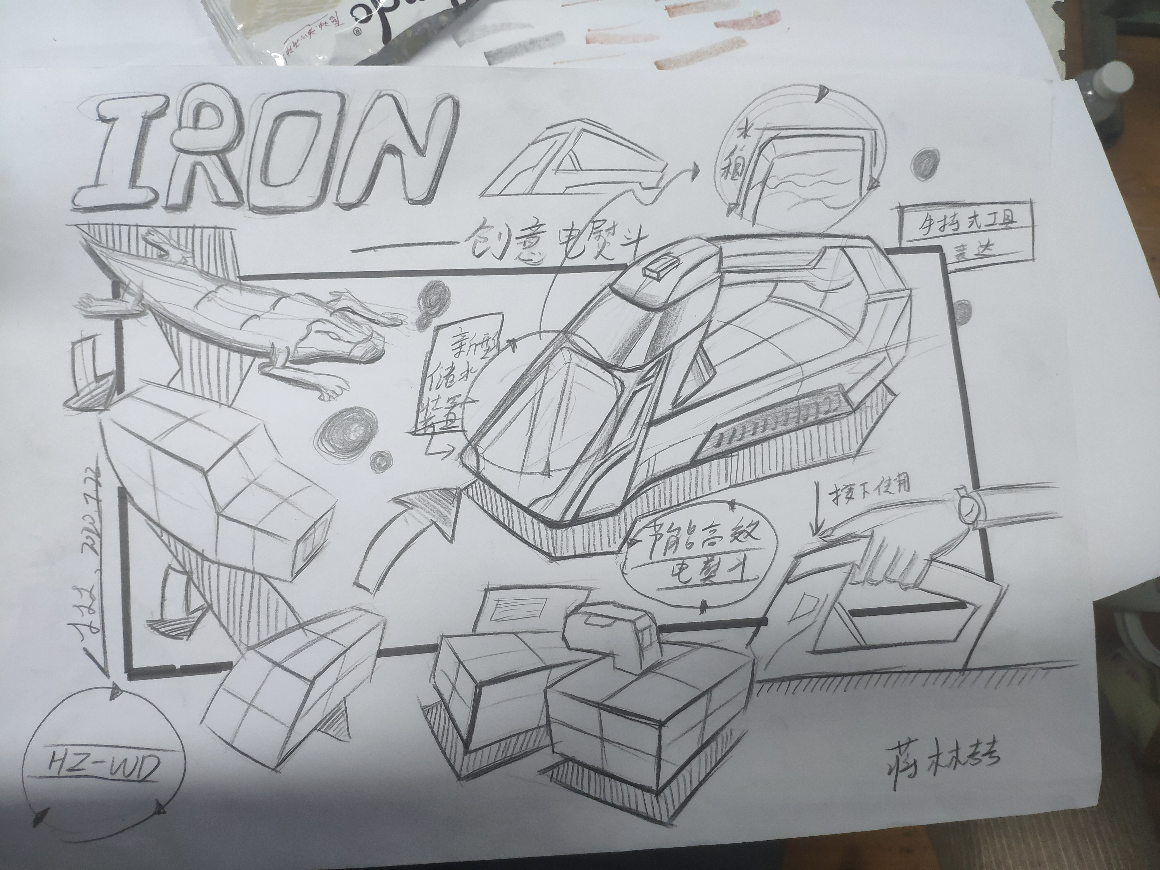 Hand drawn，Line，Zero basis，