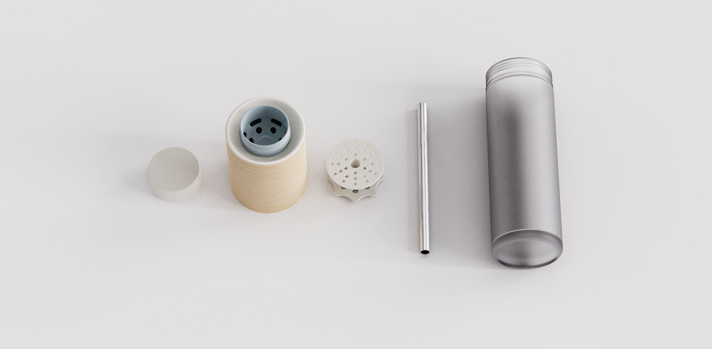 Water bottle，Glass，Ergonomics，