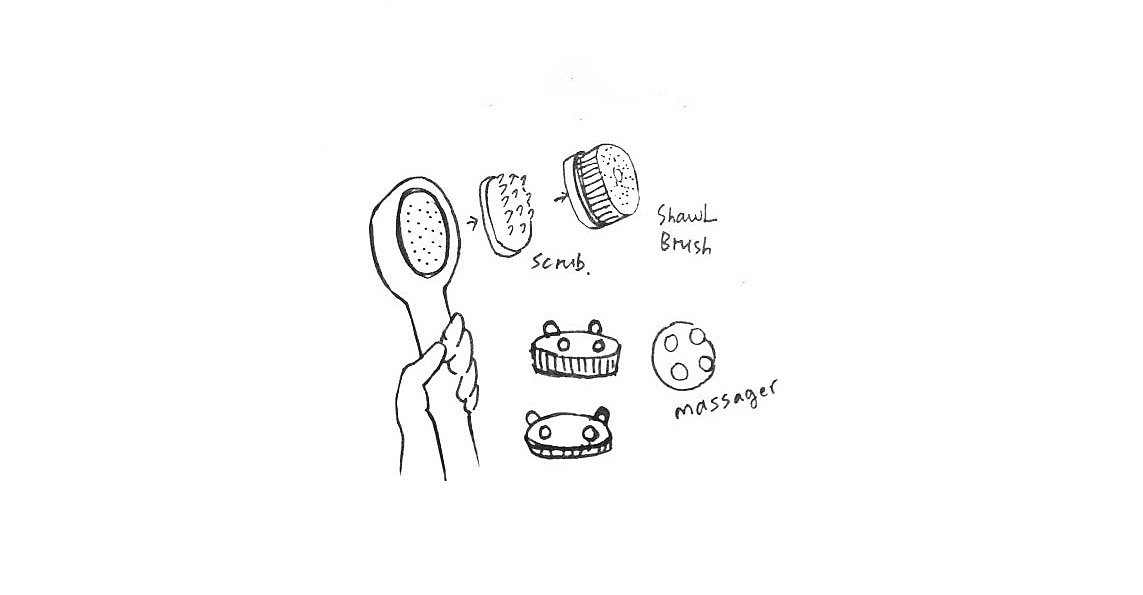Shower，multi-function，Small brush，
