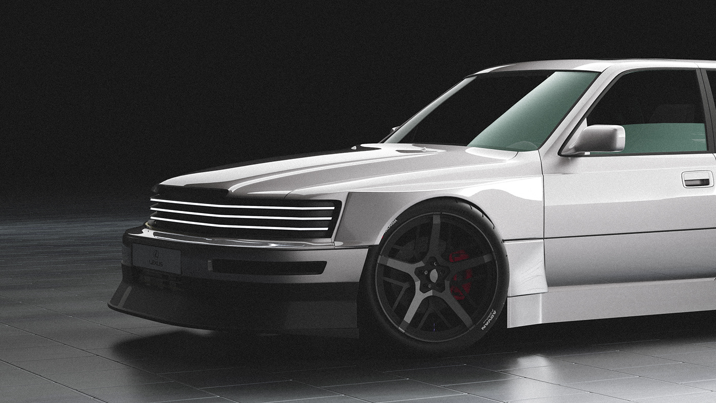 Automobile design，LEXUS，Wide body，