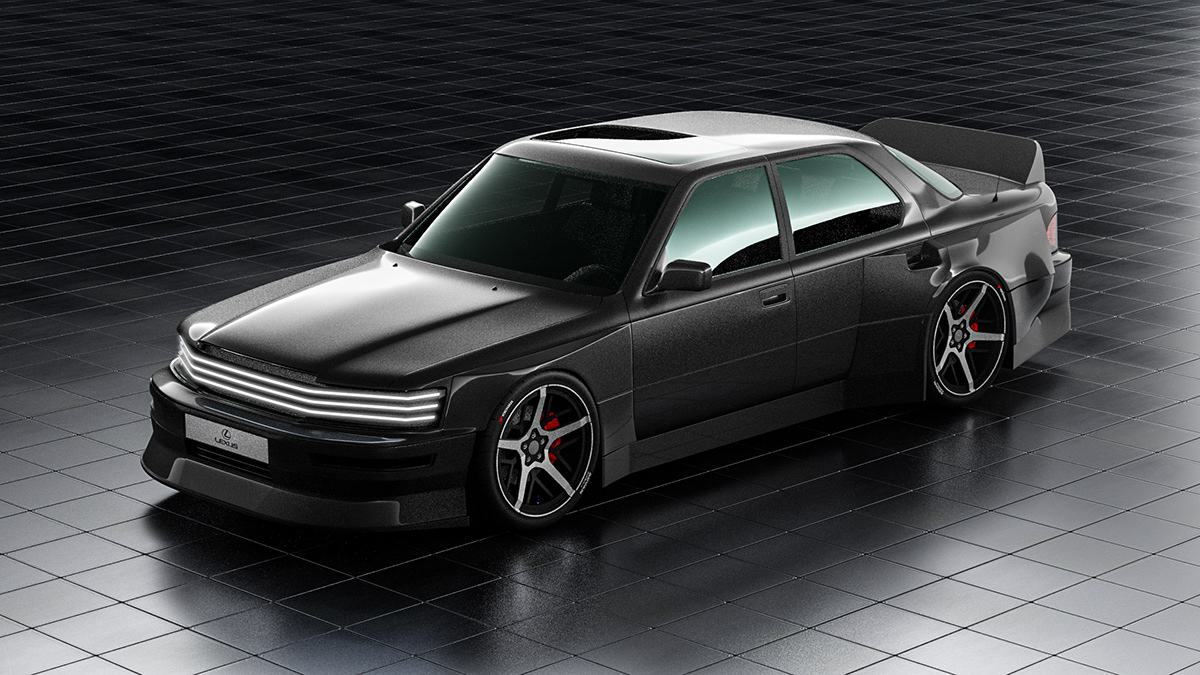 Automobile design，LEXUS，Wide body，