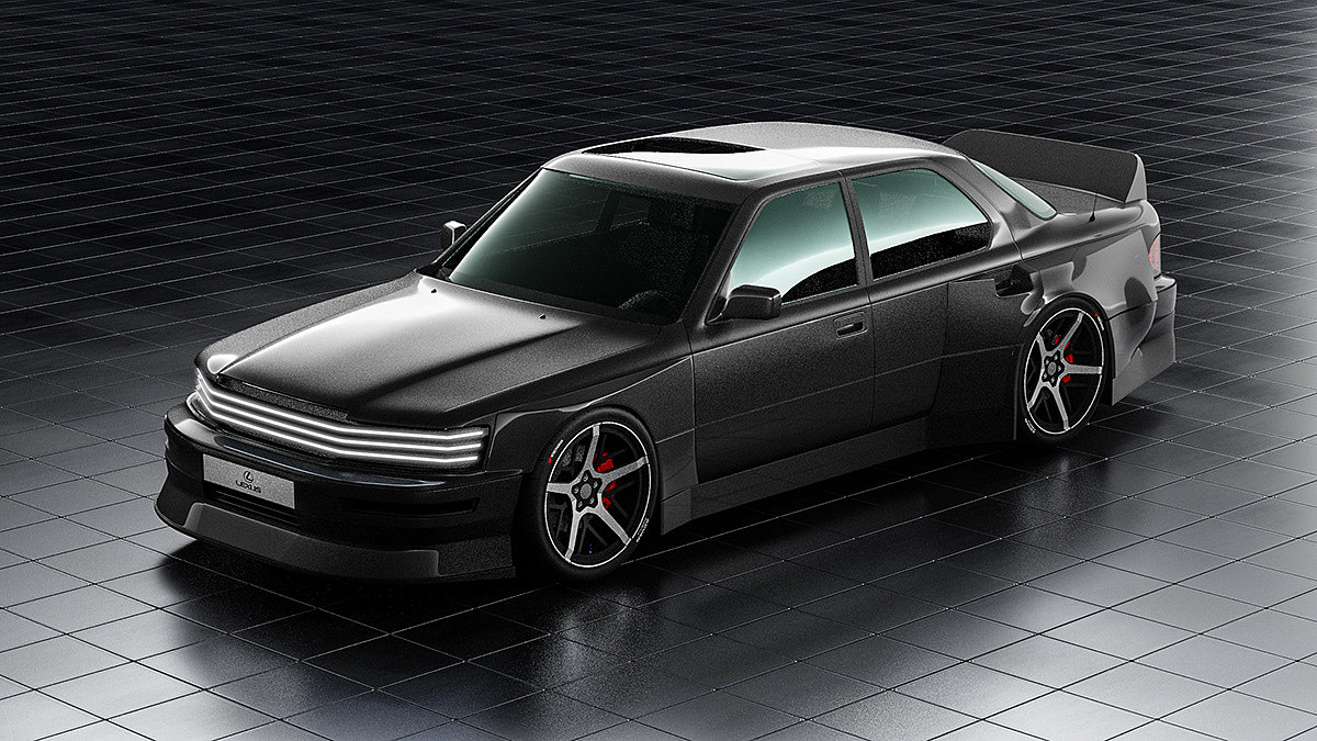 Automobile design，LEXUS，Wide body，