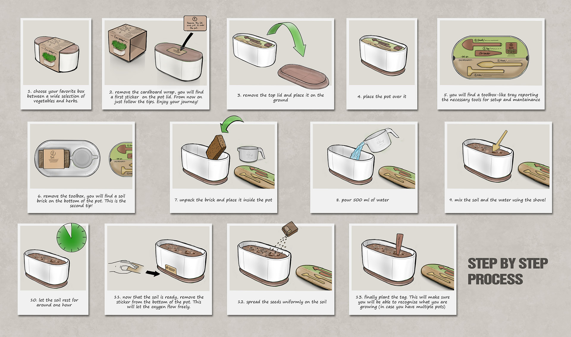 Gardening tools，natural，Urban Oasis ，Indoor planting，Household products，