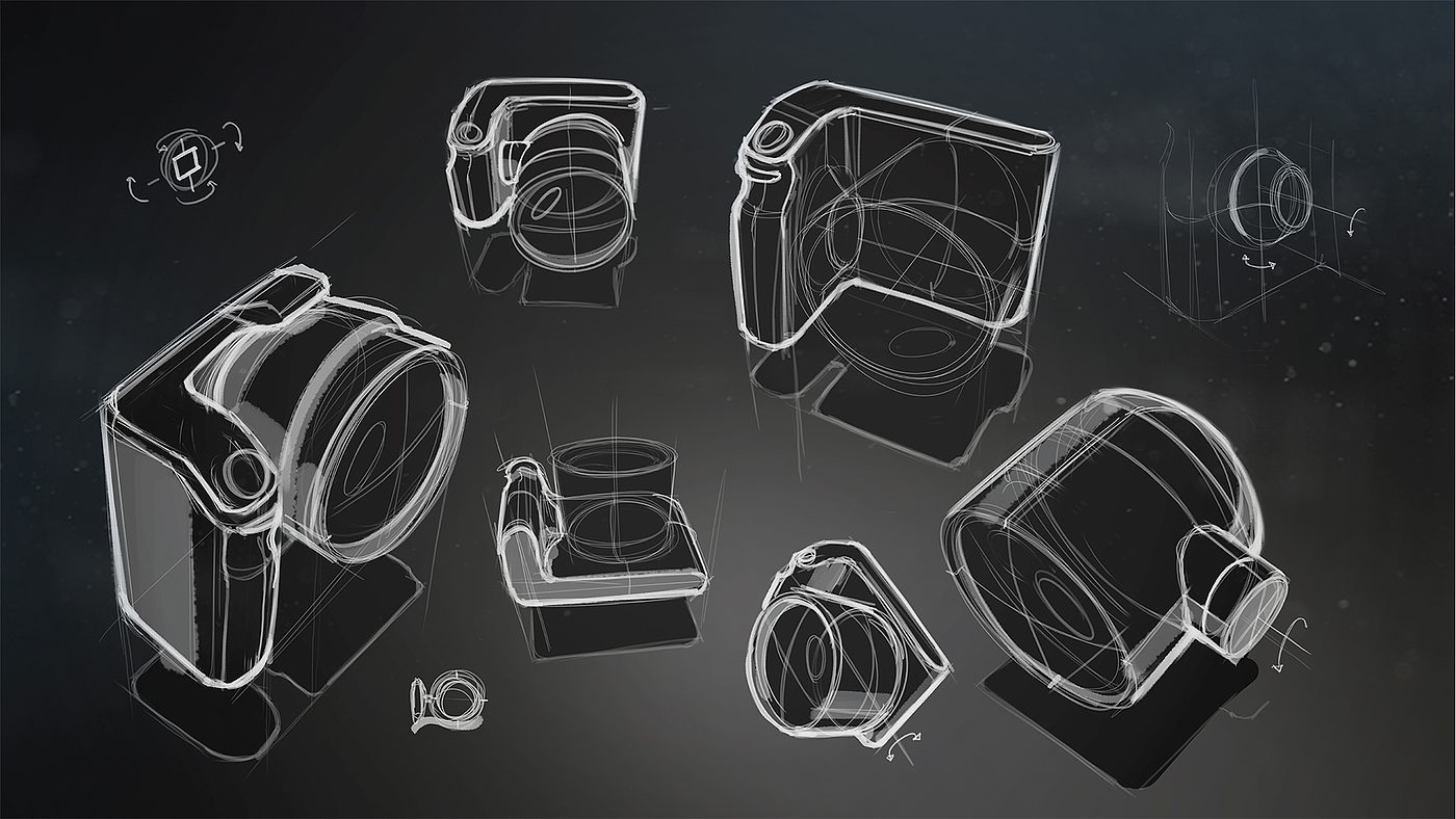 Digital camera，Stabilizer，gyroscope，conceptual design，