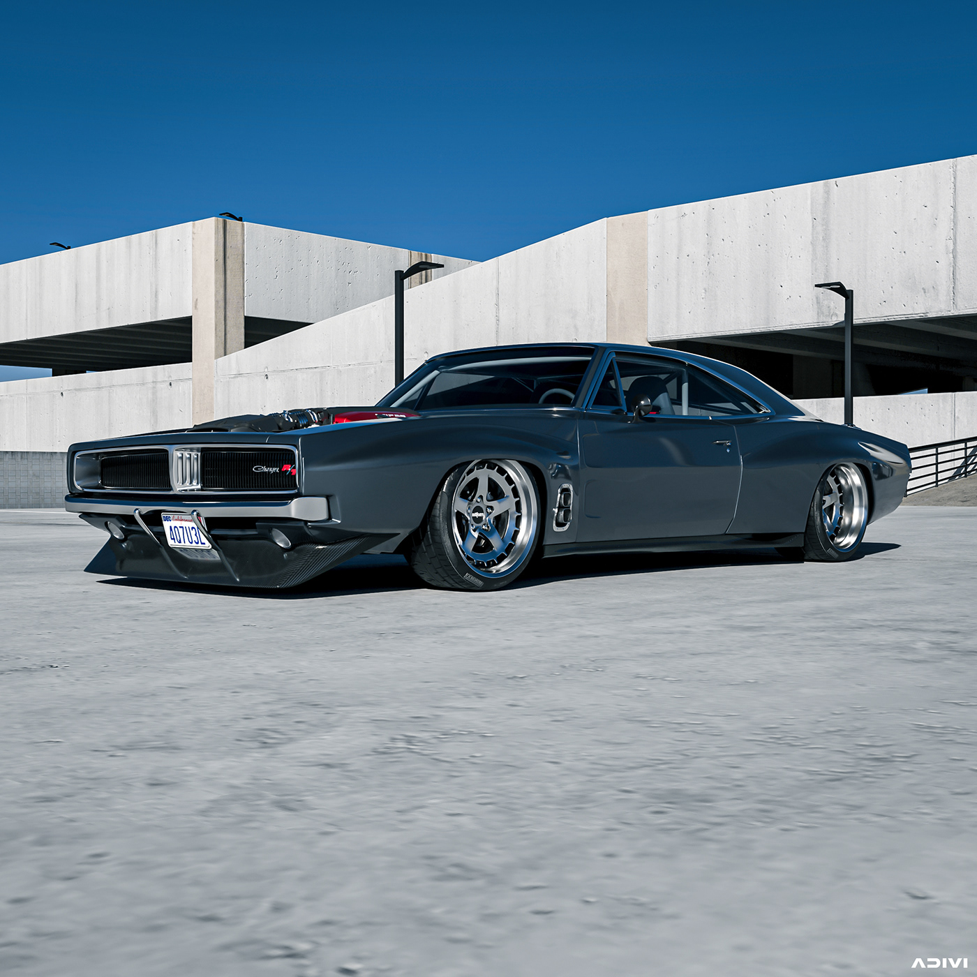 3d，automobile，Charger，