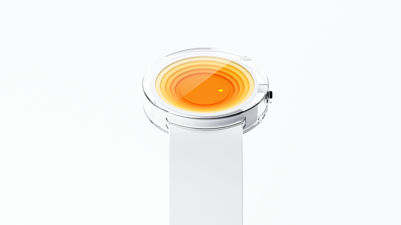 Wrist watch，Gradual change，sun，ascend，